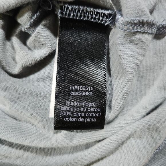 John Varvatos Shirt mens MEDIUM short Sleave Blue‎ Athletic fit Pocket Polo Golf - Picture 3 of 9